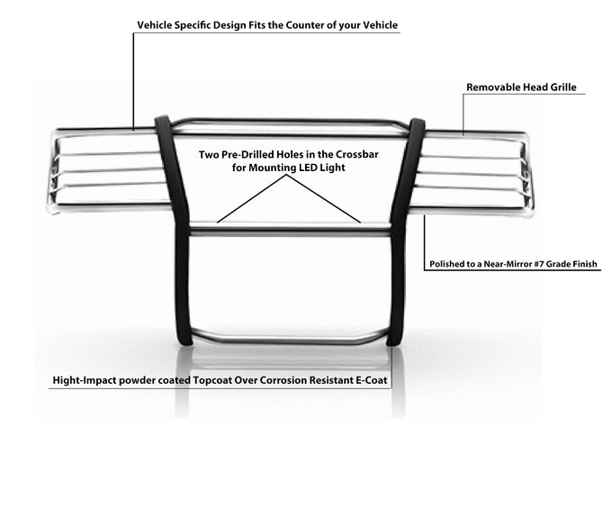 Grille Guard Kit <br>99-02 Chevy Silverado 1500, 00-06 GMC Yukon