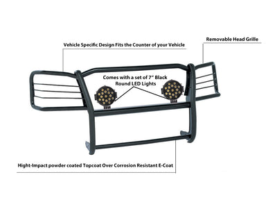 Grille Guard Kit <br>03-06 Chevy Silverado 1500, 2007 1500 HD Classic