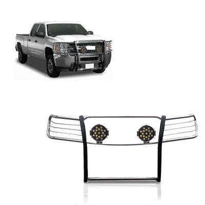 Grille Guard Kit <br>14-18 Chevy Silverado 1500, Includes 2019 1500 LD