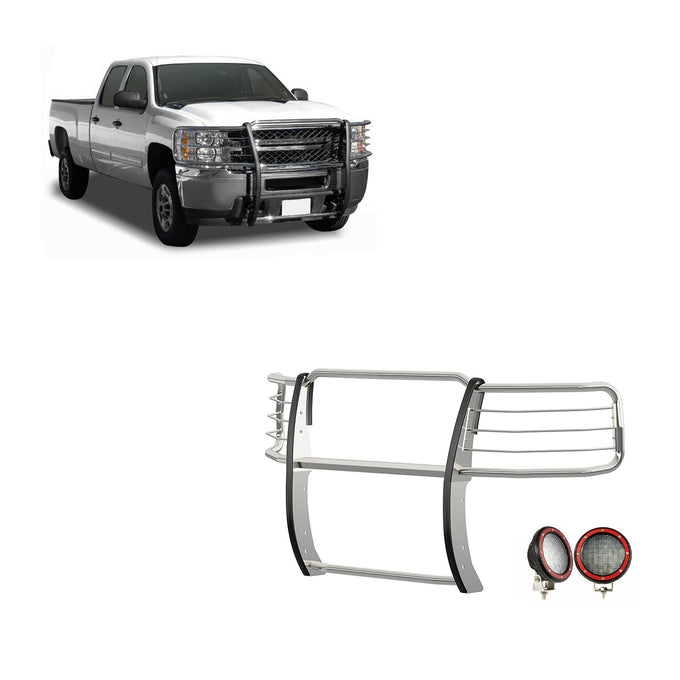 Grille Guard Kit <br>14-18 Chevy Silverado 1500, Includes 2019 1500 LD