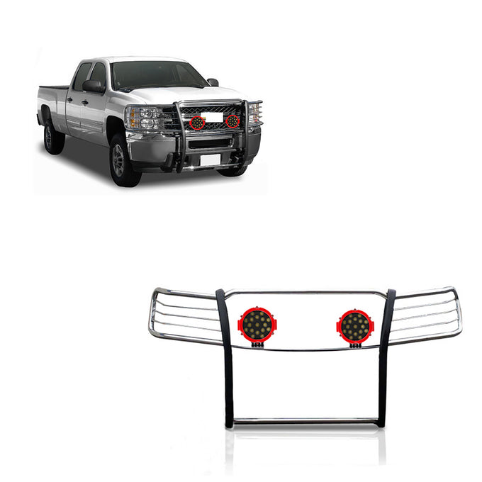 Grille Guard Kit <br>14-18 Chevy Silverado 1500, Includes 2019 1500 LD
