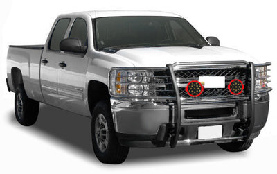Grille Guard Kit <br>14-18 Chevy Silverado 1500, Includes 2019 1500 LD