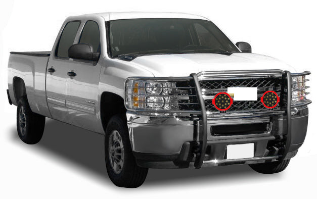 Grille Guard Kit <br>14-18 Chevy Silverado 1500, Includes 2019 1500 LD