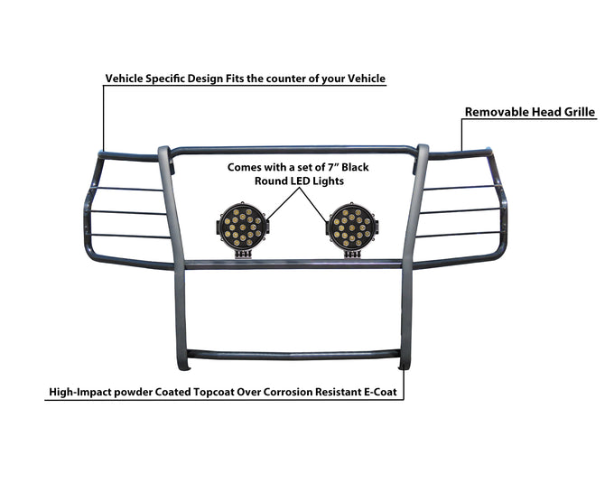 Grille Guard Kit <br>20-23 Chevy Silverado 2500, 3500 HD