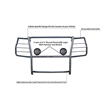 Grille Guard Kit <br>20-23 Chevy Silverado 2500, 3500 HD