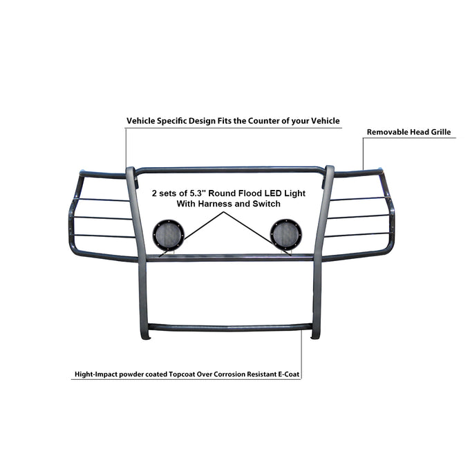Grille Guard Kit <br>20-23 Chevy Silverado 2500, 3500 HD