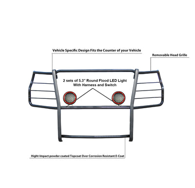 Grille Guard Kit <br>20-23 Chevy Silverado 2500, 3500 HD