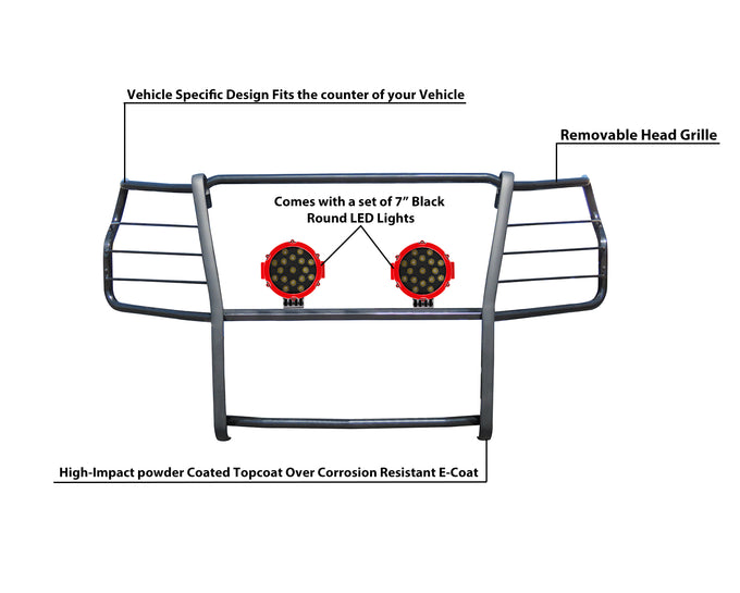 Grille Guard Kit <br>20-23 Chevy Silverado 2500, 3500 HD