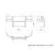 Grille Guard Kit <br>15-23 Chevy Express Passenger