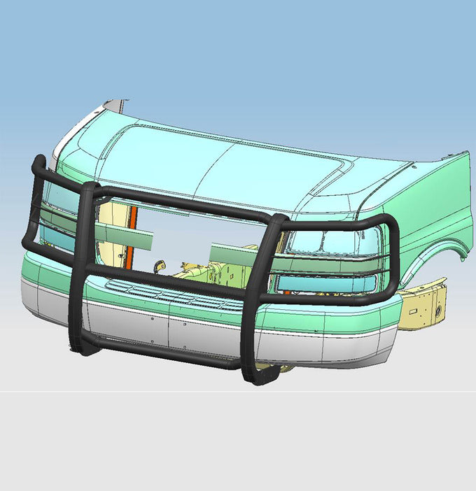 Grille Guard <br>15-23 Chevy Express Passenger