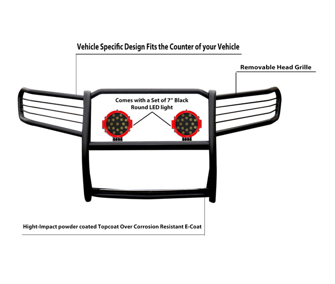 Grille Guard Kit <br>16-20 Honda Pilot