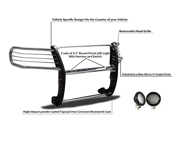 Grille Guard Kit <br>16-20 Honda Pilot