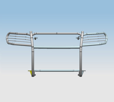 Grille Guard Kit <br>22-24 Jeep Grand Cherokee, 21-24 Cherokee L