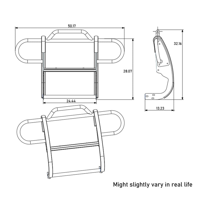 Grille Guard Kit <br>07-18 Jeep Wrangler JK
