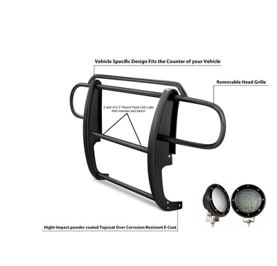 Grille Guard Kit <br>07-17 Jeep Wrangler