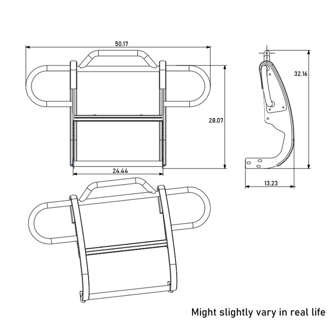 Grille Guard Kit <br>07-17 Jeep Wrangler