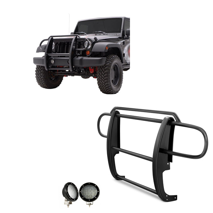 Grille Guard Kit <br>07-17 Jeep Wrangler