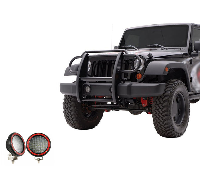 Grille Guard Kit <br>07-17 Jeep Wrangler