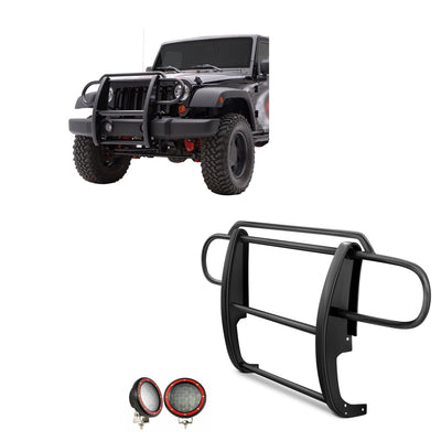 Grille Guard Kit <br>07-17 Jeep Wrangler