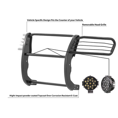Grille Guard Kit <br>97-03 Infiniti QX4, 96-04 Nissan Pathfinder