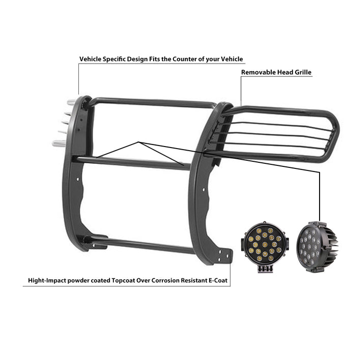 Grille Guard Kit <br>97-03 Infiniti QX4, 96-04 Nissan Pathfinder