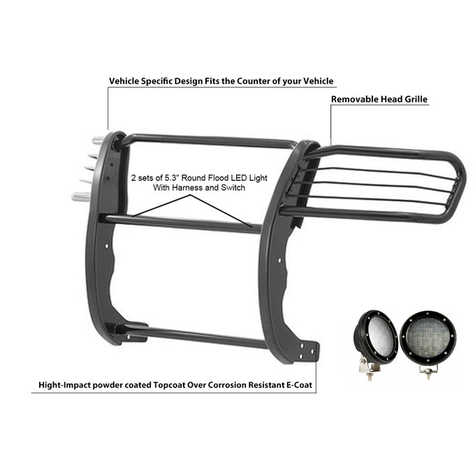 Grille Guard Kit <br>97-03 Infiniti QX4, 96-04 Nissan Pathfinder