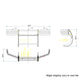 Grille Guard Kit <br>97-03 Infiniti QX4, 96-04 Nissan Pathfinder