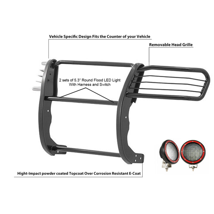 Grille Guard Kit <br>97-03 Infiniti QX4, 96-04 Nissan Pathfinder