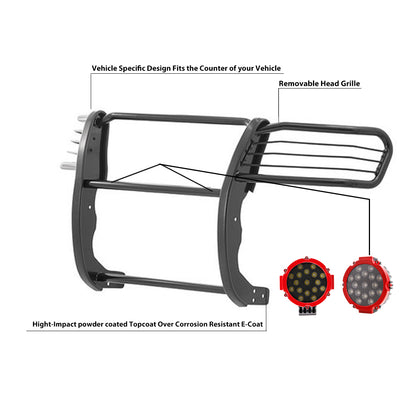 Grille Guard Kit <br>97-03 Infiniti QX4, 96-04 Nissan Pathfinder