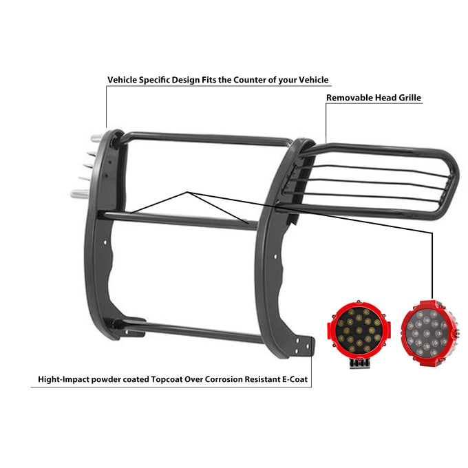 Grille Guard Kit <br>97-03 Infiniti QX4, 96-04 Nissan Pathfinder