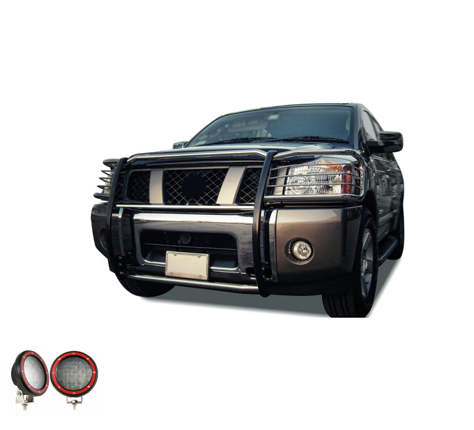Grille Guard Kit <br>05-15 Nissan Armada, 04-15 Titan