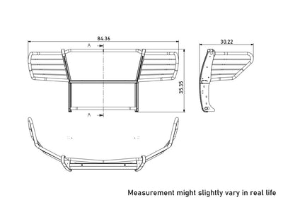 Grille Guard Kit <br>17-24 Nissan Titan