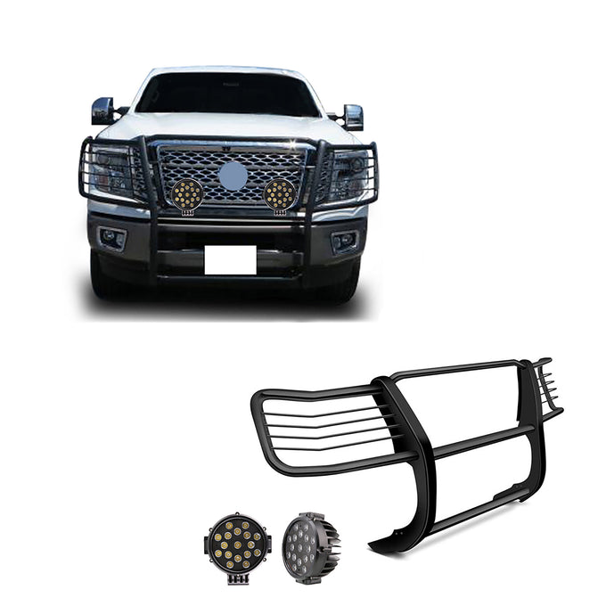 Grille Guard Kit <br>16-24 Nissan Titan XD
