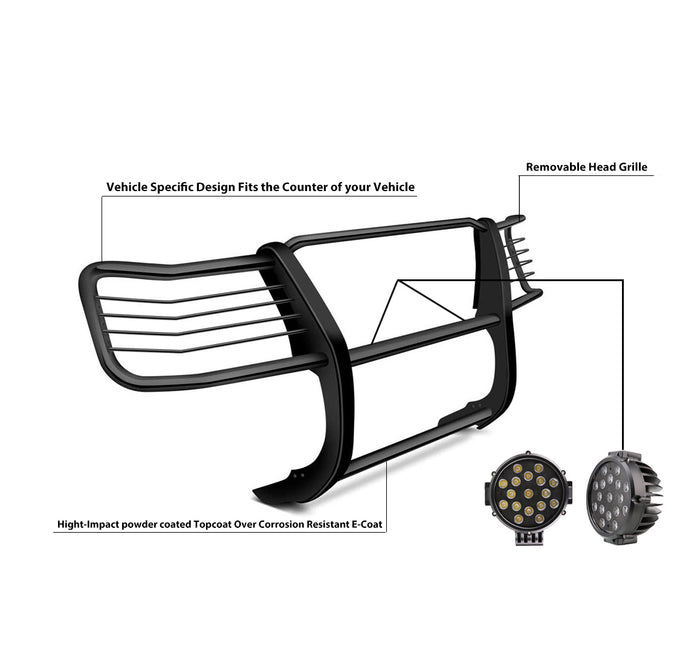 Grille Guard Kit <br>16-24 Nissan Titan XD