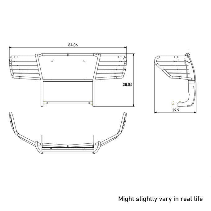 Grille Guard Kit <br>16-24 Nissan Titan XD