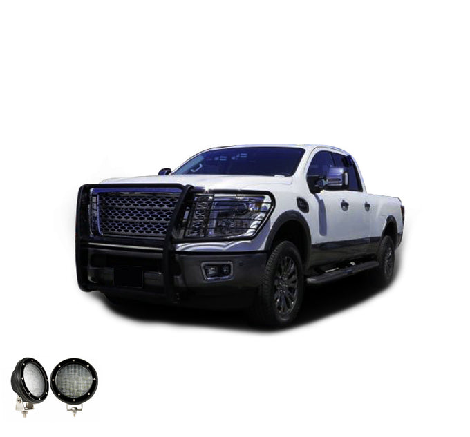 Grille Guard Kit <br>16-24 Nissan Titan XD
