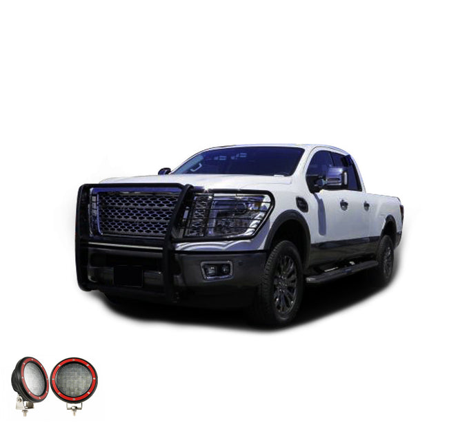 Grille Guard Kit <br>16-24 Nissan Titan XD