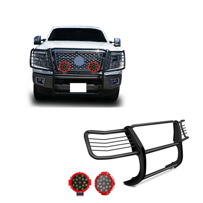 Grille Guard Kit <br>16-24 Nissan Titan XD
