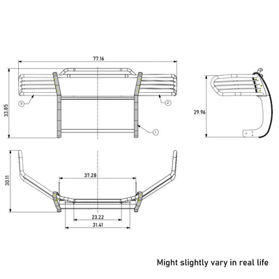 Grille Guard <br>04-06 Toyota Tundra