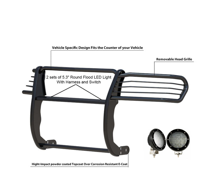 Grille Guard Kit <br>10-24 Toyota 4Runner
