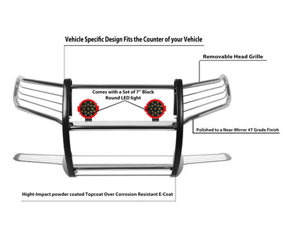 Grille Guard Kit <br>10-24 Toyota 4Runner