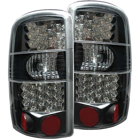 Black LED Taillights <br> 00-06 Chevy Suburban, GMC Yukon