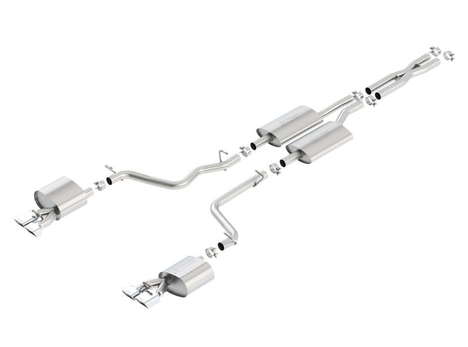 S-Type Cat-Back Exhaust System <br> 11-14 Dodge Challenger 3.6L V6