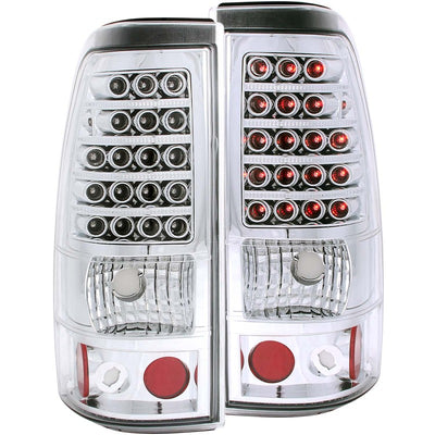 Chrome LED Taillights <br> 03-06 Chevy Silverado 1500 2500 3500