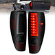Black Smoke LED Light Bar Tail Lights <br> 04-12 Chevy Colorado/GMC Canyon