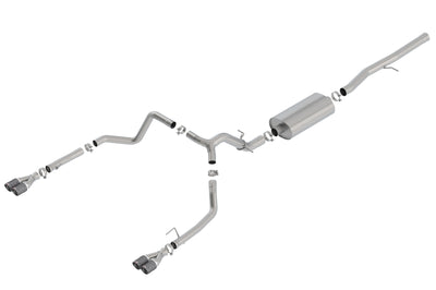 Touring Cat-Back Exhaust System <br> 19-23 Chevrolet Silverado GMC Sierra 1500