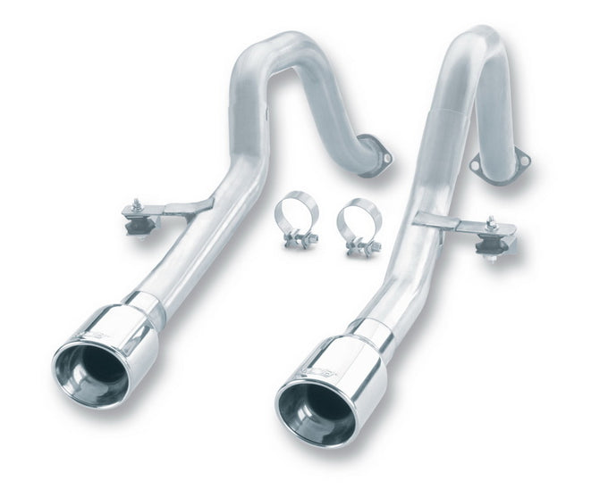 Straight Pipe Cat-Back Exhaust System <br> 97-04 Chevy Corvette 5.7L V8