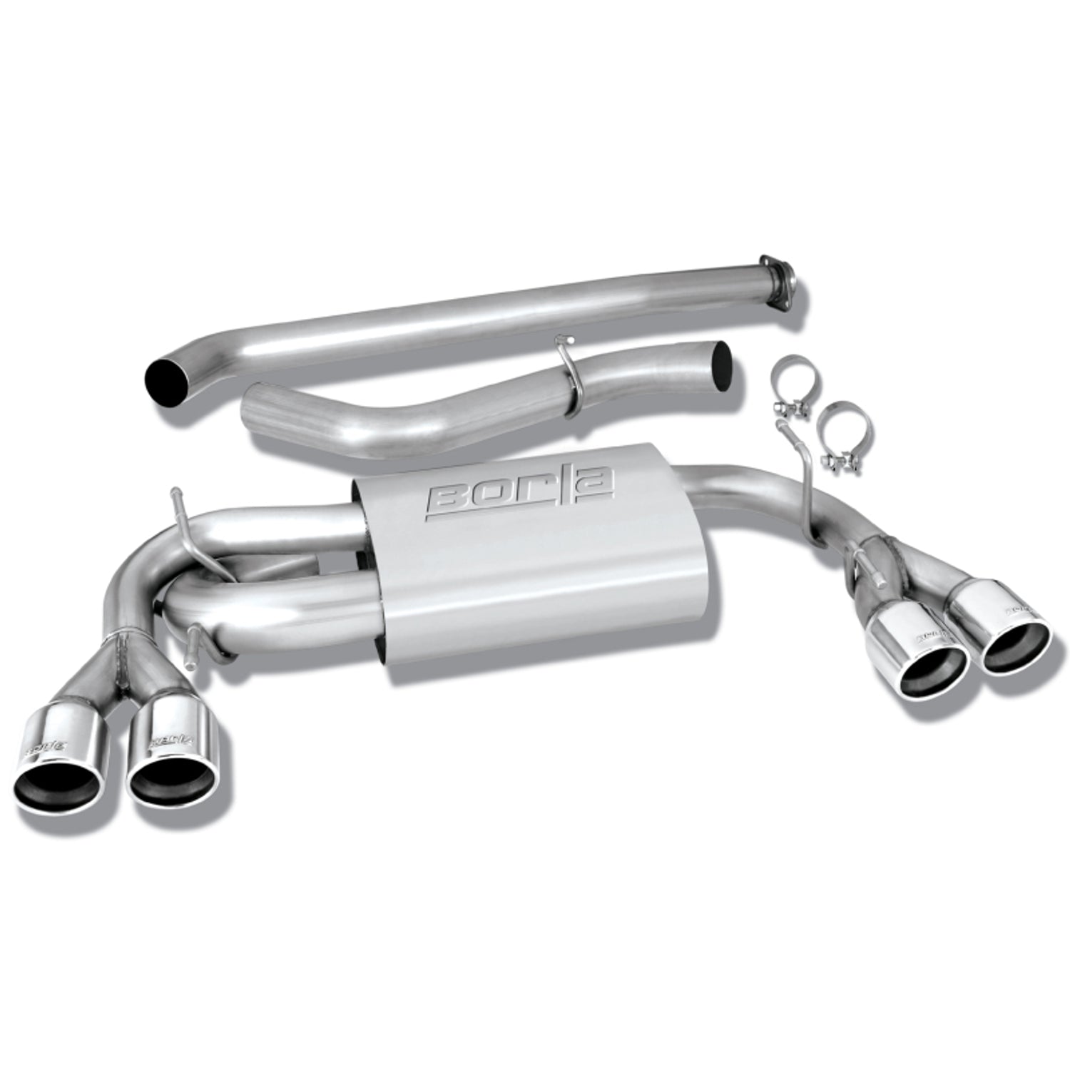 S-Type Cat-Back Exhaust System <br> 08-12 Subaru Impreza WRX STI 2.5L