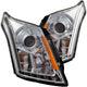 Chrome Projector Headlights Plank Style Design <br> 10-15 Cadillac Srx