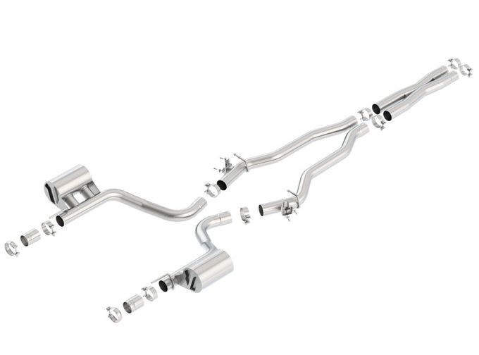 ATAK Cat-Back Exhaust System <br> 15-23 Dodge Challenger 6.2L V8 With MDS